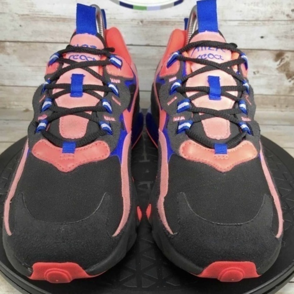 Nike Air Max 270 React Pink Blue Sneakers